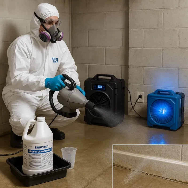 Sanitization and Odor Removal process in Fitchburg, WI